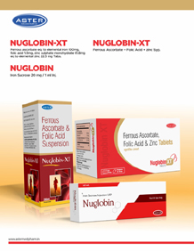 top pharma franchise products in Jaipur Rajasthan Aster Medipharm	NUGLOBIN.jpg	